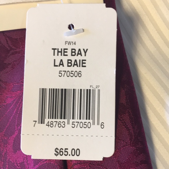 Calvin Klein dark rose tie - Picture 9 of 9